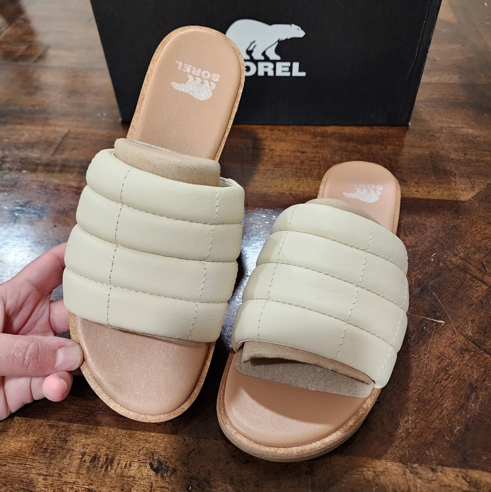 Ella III Slide Honey White Women's Size  10 Sandal